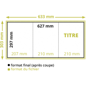 Dépliant 3 volets A4 - roulé Dépliant 3 volets A4 - roulé